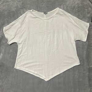 Abaca Women's Gauze Cotton Shirt Top Blouse Beach Leisure - Size 2